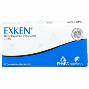 Exken 25 mg * 10 Comprimidos Recubiertos