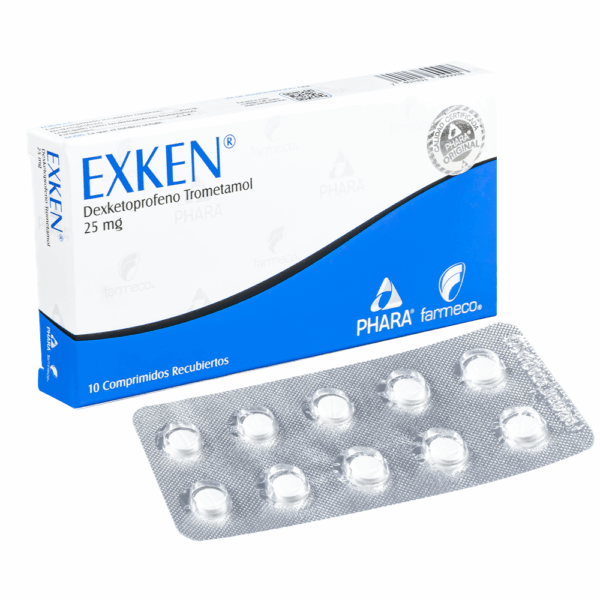 Exken 25 mg * 10 Comprimidos Recubiertos - Imagen 2