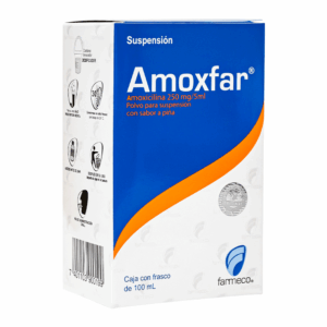 Amoxfar Suspensión 100 mL.