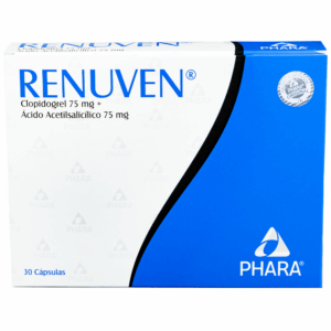 Renuven Clopidogrel 75 mg + Ácido Acetilsalicílico 75 mg