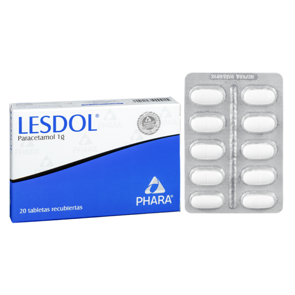 Lesdol 1g *20 tabletas - Imagen 2