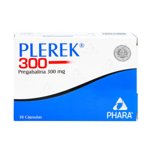 Plerek 300 mg * 30 Cápsulas